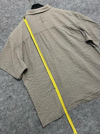 Camisa The North Face Beige Cuadros Manga Corta