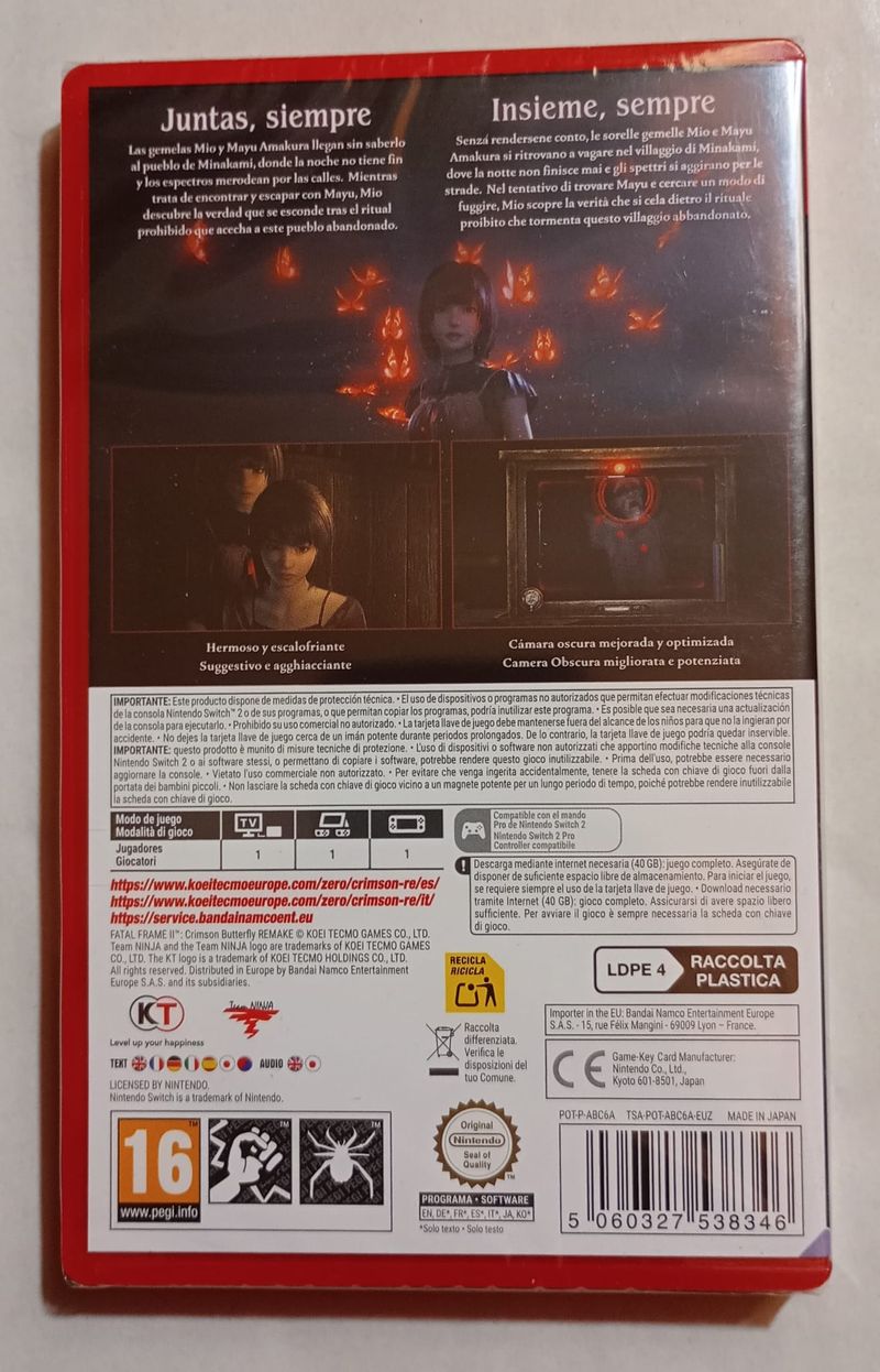 Fatal Frame II Crimson Butterfly Switch 2 nuevo ES afbeelding 2