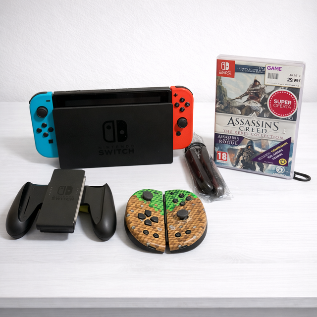 Nintendo Switch Completa + Mandos + Juegos
