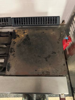 Cocina industrial 2 fuegos + plancha