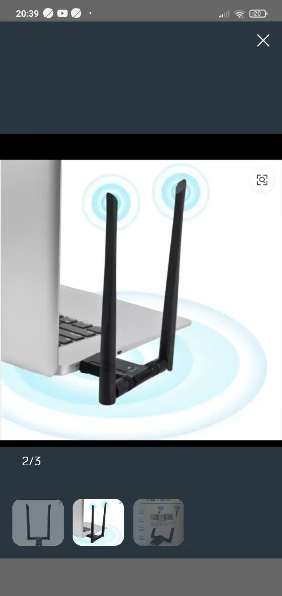 Repetidor WiFi Doble Antena