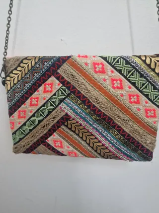 Bolso de mano étnico patchwork