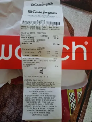 Reloj Swatch Negro Nuevo