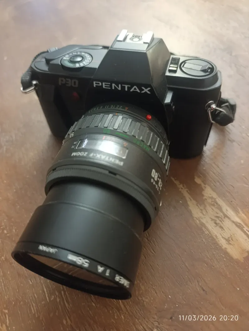 Cámara Analógica Pentax P30 Negra afbeelding 2