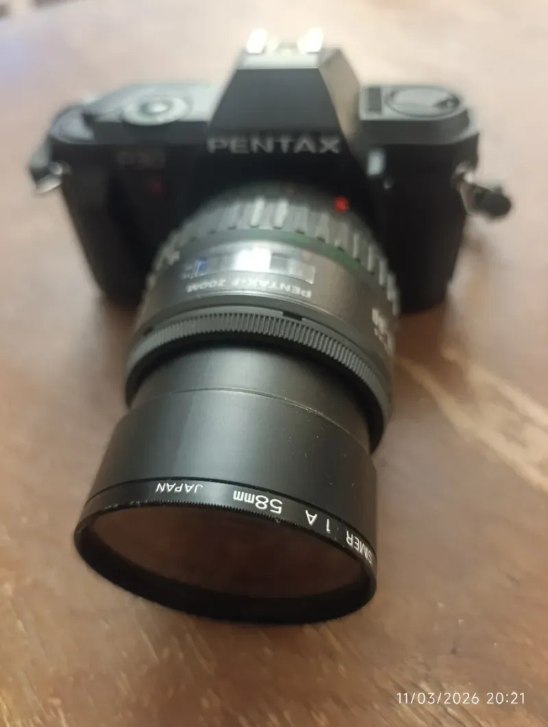 Cámara Analógica Pentax P30 Negra afbeelding 3