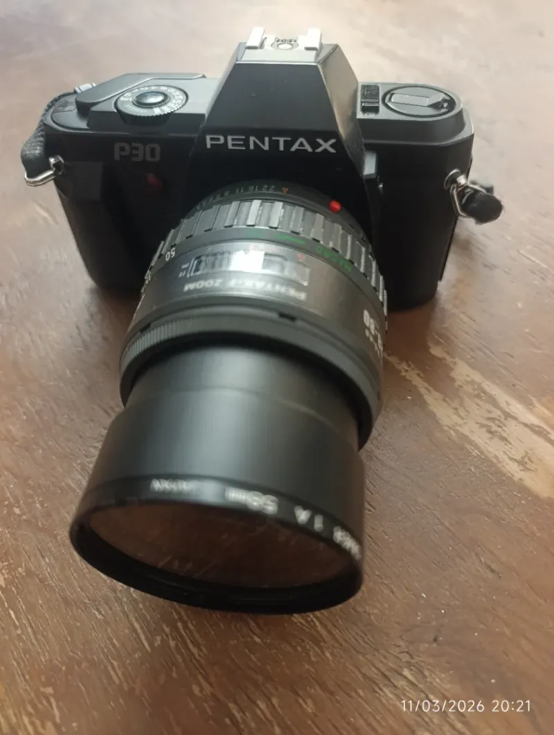 Cámara Analógica Pentax P30 Negra afbeelding 4