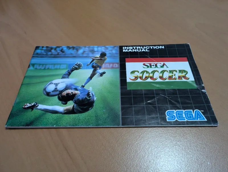 Manual Sega Soccer – Sega Mega Drive | Original