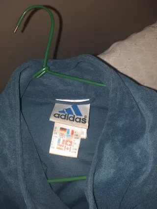 Chaqueta Adidas chándal azul y blanco