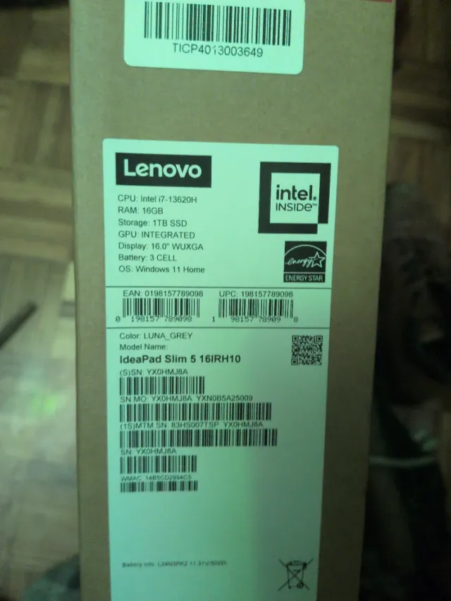 Portátil Lenovo IdeaPad 5 slim