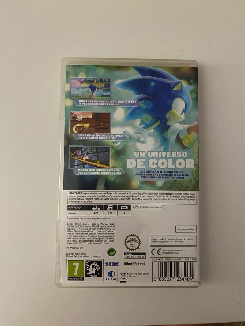 Sonic Colours Ultimate Nintendo Switch afbeelding 2
