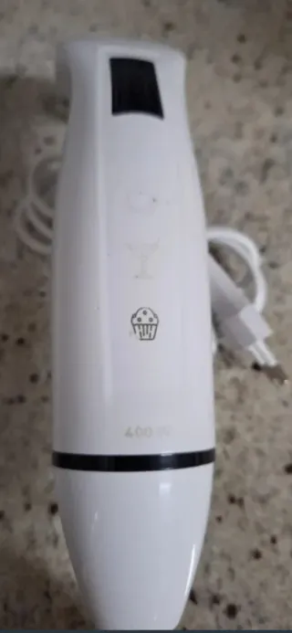 Minipimer Blanco con Cable