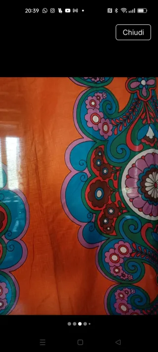 Tenda vintage stile hippie multicolore