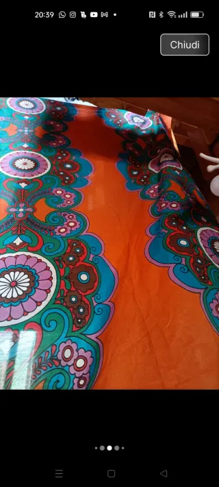 Tenda vintage stile hippie multicolore