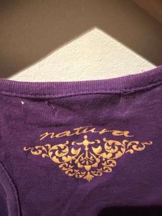 Camiseta tirantes morada