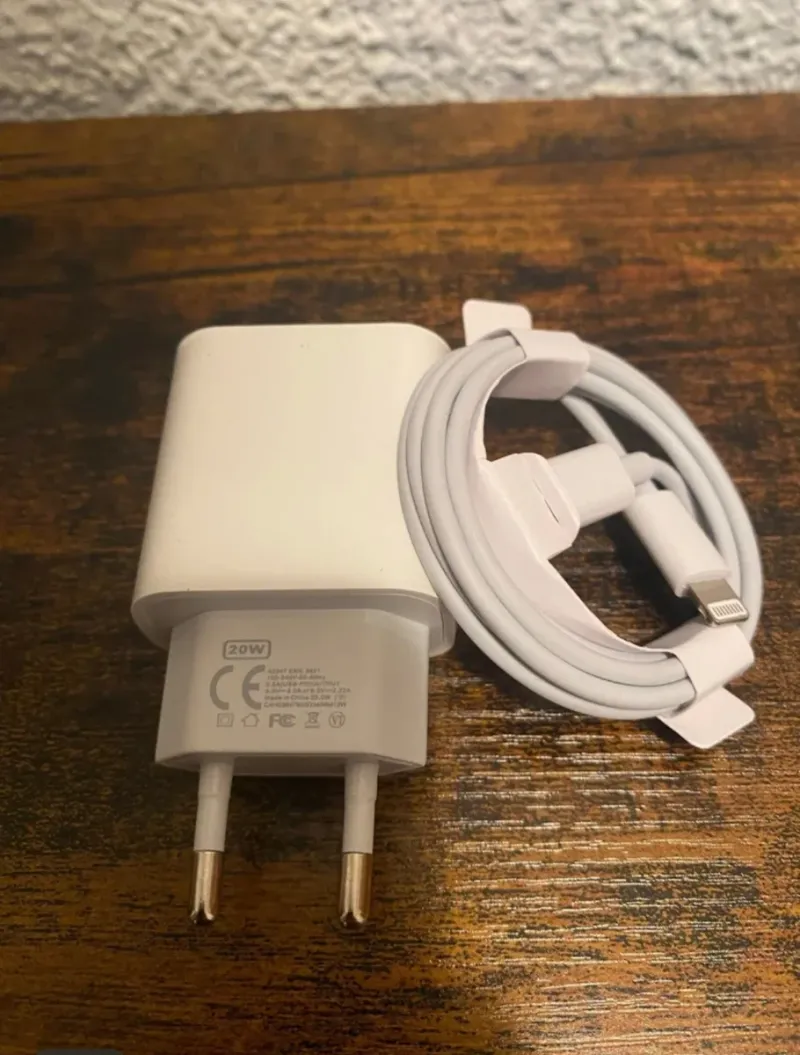 Cargador para Iphone carga rapida 20W
