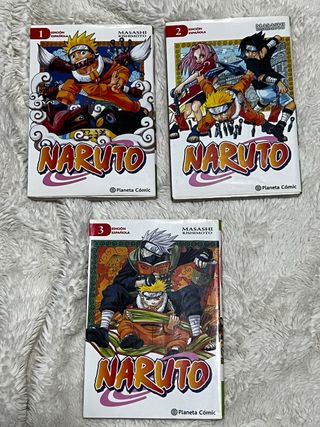 Naruto nº 01,02,03