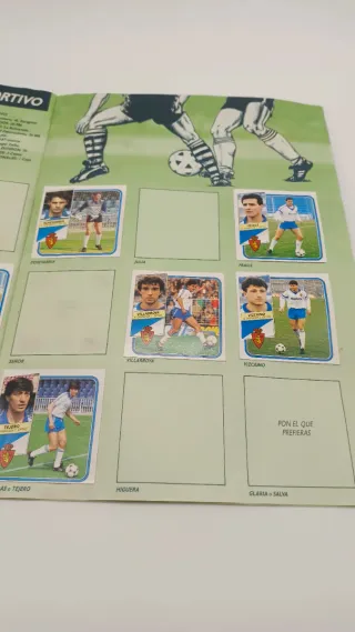 Álbum Fútbol La Liga 89-90 Panini