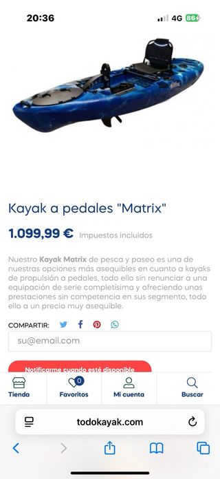Kayak profesional