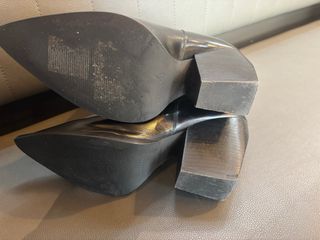 Stivali All Saints neri tacco largo