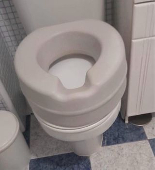 Cojín Adaptador Baño Beige/Blanco