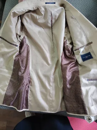 Chaqueta Americana Beige Talla 54