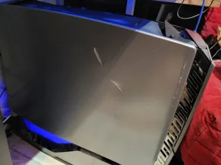 Ordenador Alienware Plata y Azul