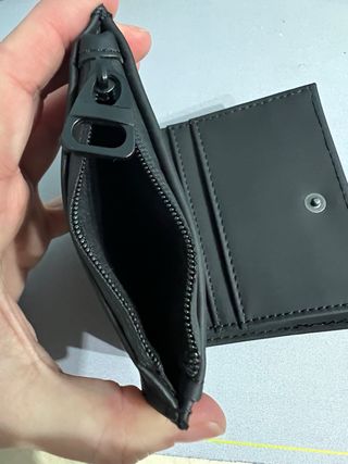 Cartera Zara hombre negra