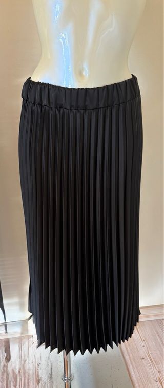 Gonna plissettata nera