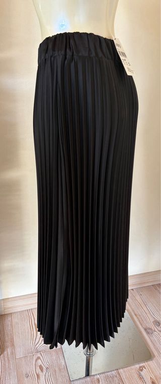 Gonna plissettata nera
