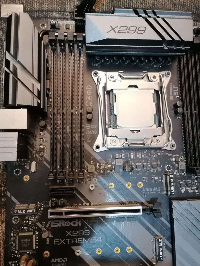 Placa Base ASRock X299 Extreme4 + Intel i9 7820X afbeelding 4
