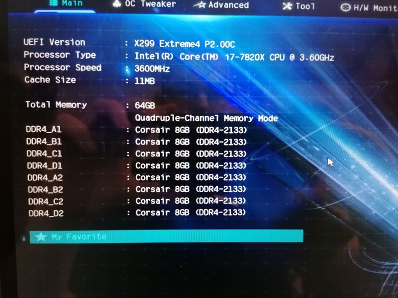 Placa Base ASRock X299 Extreme4 + Intel i9 7820X afbeelding 2