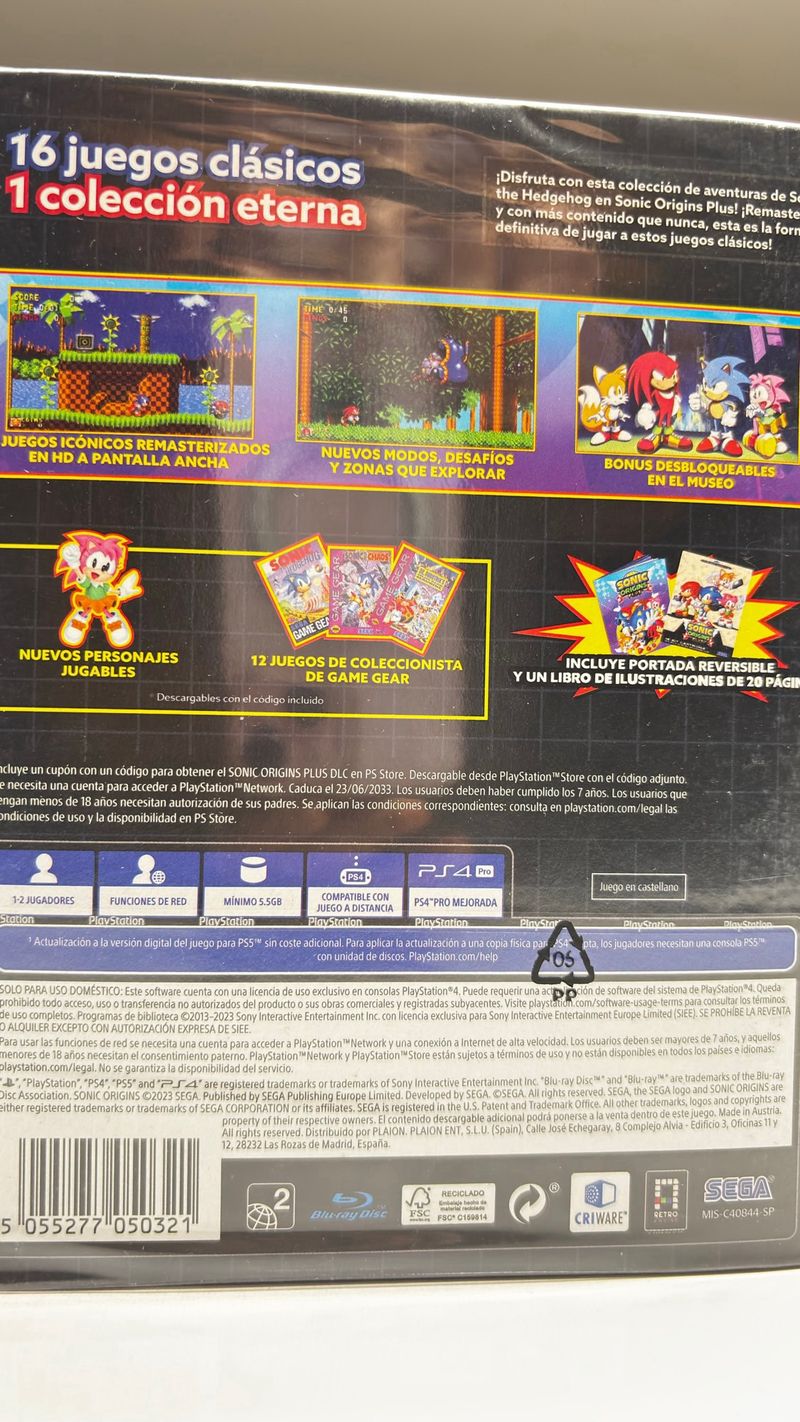 Sonic Origins Plus PS4 afbeelding 2