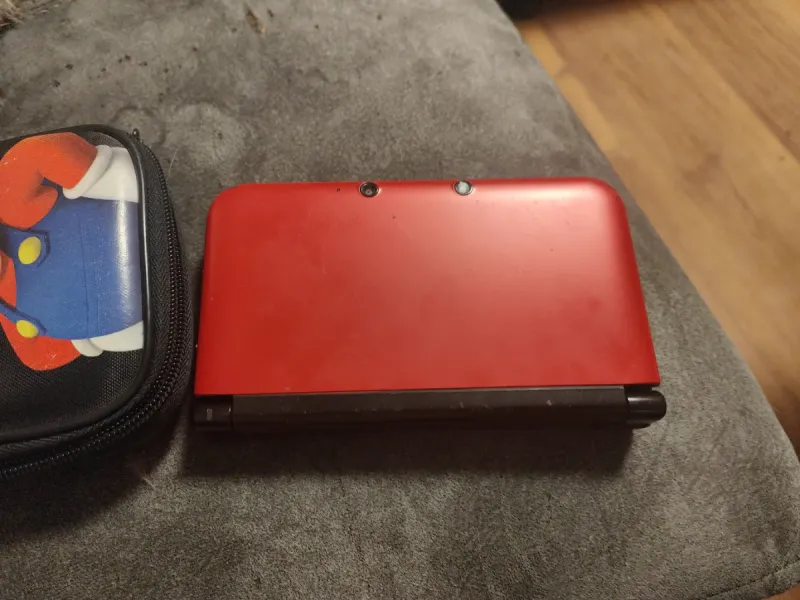 Nintendo 3DS XL Negra + Funda Mario afbeelding 5