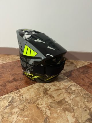 Casco Alpinestars SM5 Rover Talla L + Gafas 100%