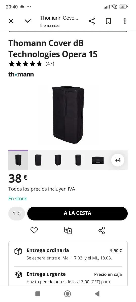 Altavoces Activos db Technologies Opera 15 afbeelding 7