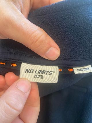 Felpa NO LIMITS zip pile taglia L