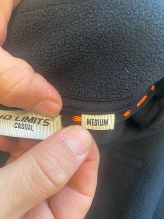 Felpa NO LIMITS zip pile taglia L