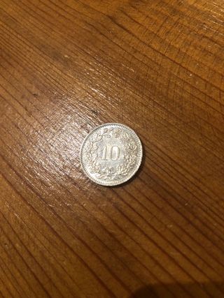 Franco Suizo 10 Céntimos 2008