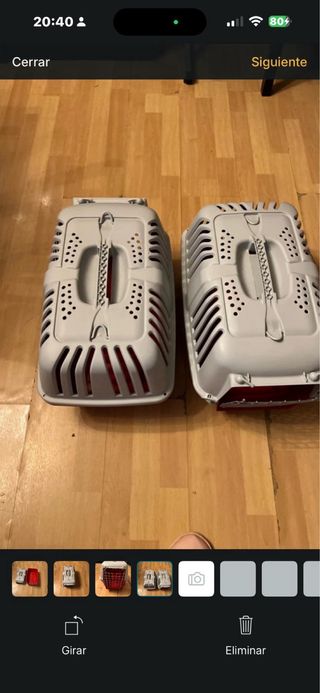 2 Trasportini per animali nuovi