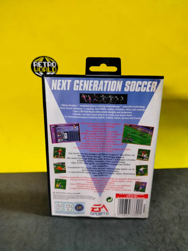 FIFA 96 Mega Drive Juego EA Sports afbeelding 4