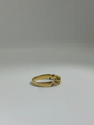 Sortija oro con diamantes