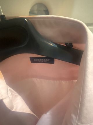 Camisa Burberry Rosa Talla 41 Hombre