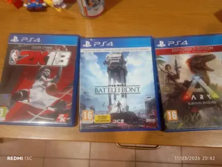 Juegos PS4: NBA 2K18, Star Wars Battlefront, ARK