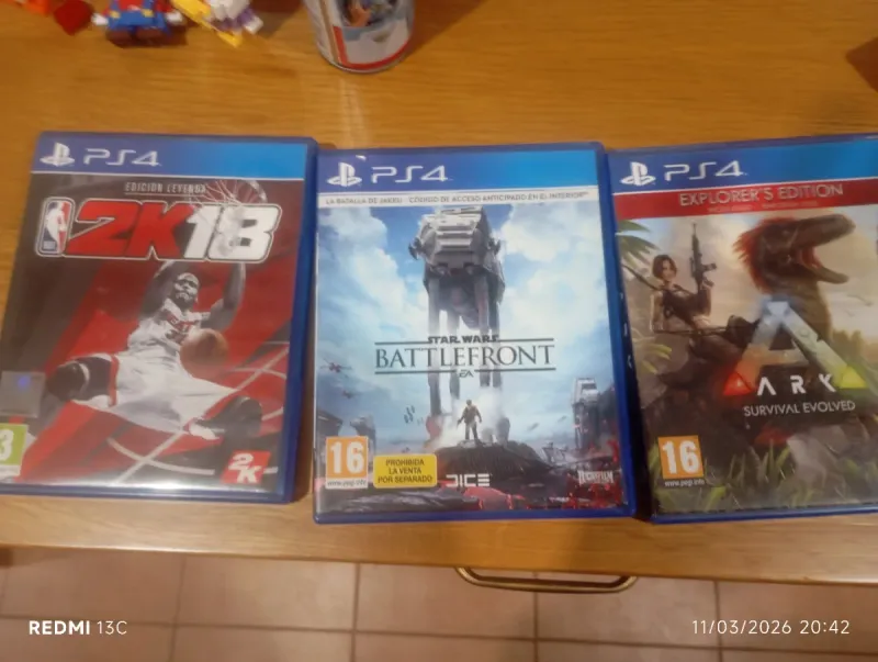Juegos PS4: NBA 2K18, Star Wars Battlefront, ARK