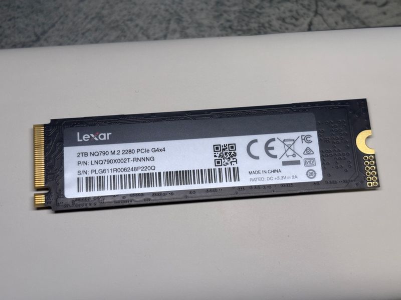 Lexar NQ790 2TB NVMe Gen4 SSD afbeelding 4