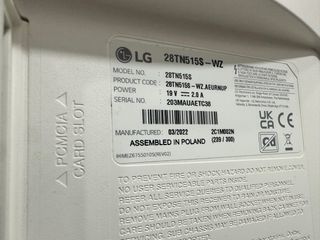 Televisión LG 28 Blanca Smart Tv