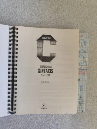 Ejercicios de sintaxis 1º y 2º para la ESO