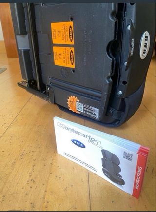 Silla Coche Jané Montecarlo Negra