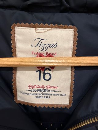 Chaquetón Tigges niña azul marino talla 16 años