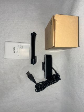 Webcam 2K con luz y trípode